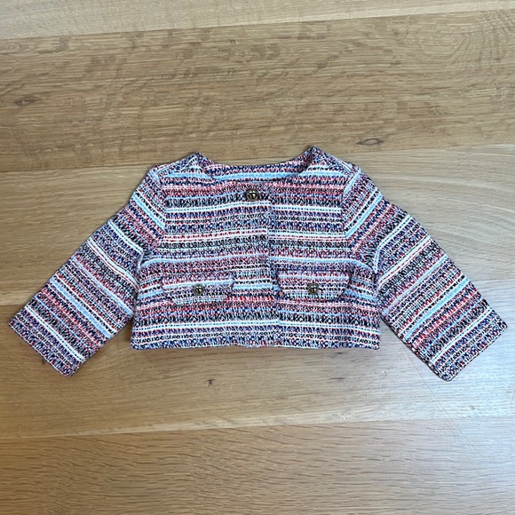 Janie and Jack Tweed Jacket - Picture 1 of 3